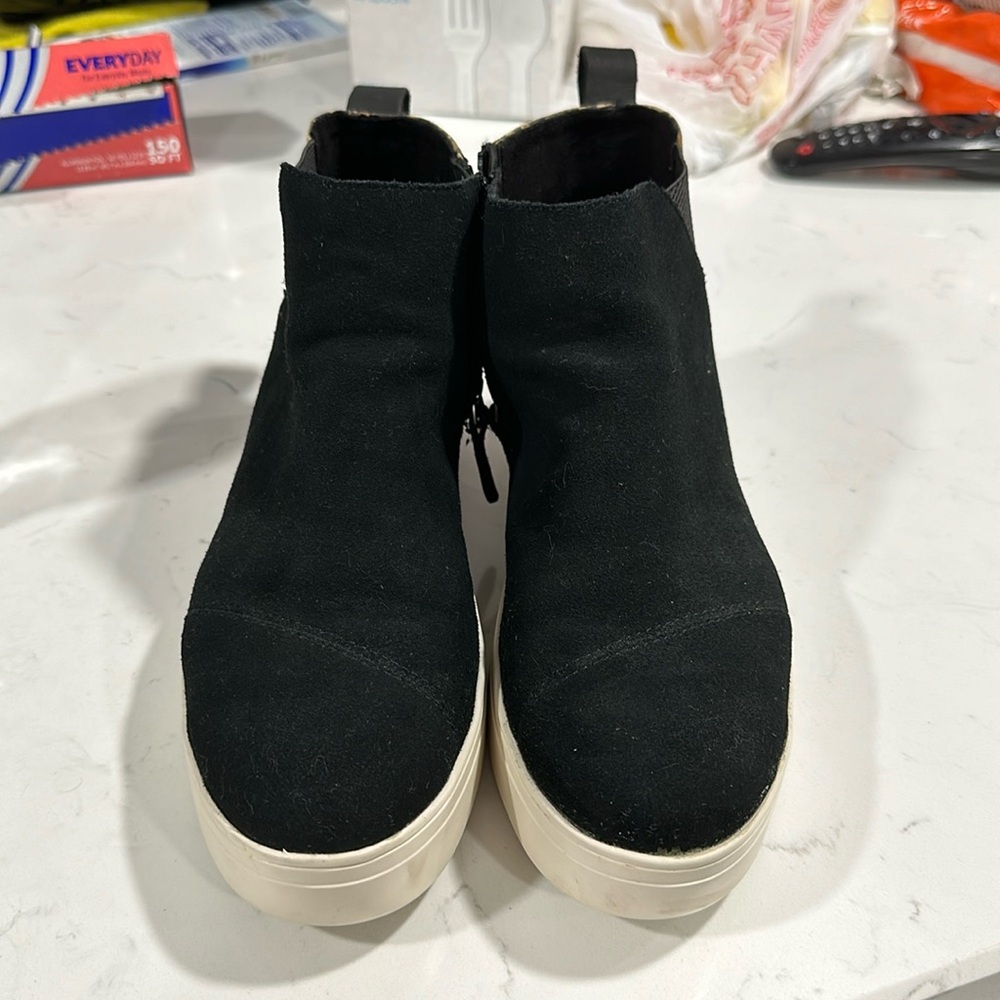 TOMS high top platform sneaker